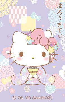 世界上最可愛的貓 Hello Kitty 13款和風日系手機桌布 又有新wallpaper可以換了 Girlsmood 女生感覺