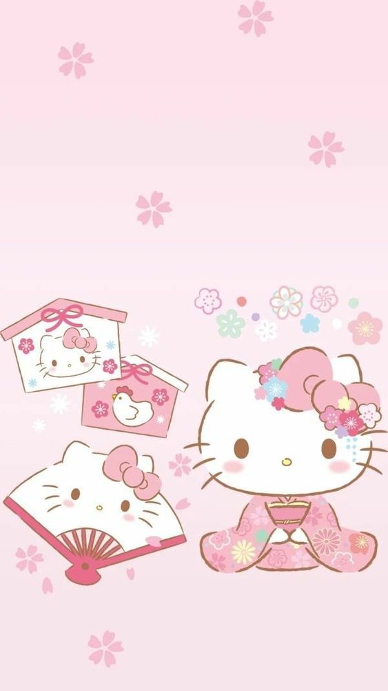 世界上最可愛的貓 Hello Kitty 13款和風日系手機桌布 又有新wallpaper可以換了 Girlsmood 女生感覺